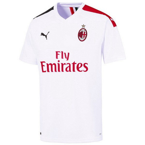 Maillot Football AC Milan Exterieur 2019-20 Blanc